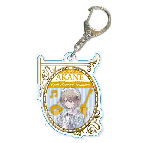 『女神のカフェテラス』看板風キーホルダー / 鳳凰寺紅葉